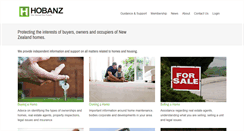 Desktop Screenshot of hobanz.org.nz