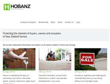 Tablet Screenshot of hobanz.org.nz